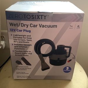 New Zertosixty Wet/Dry Car Vacuum 12V Car Plug